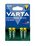 Varta Laddbart Power AAA1000 4-pack