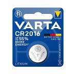 Varta Lithium knappcell CR2016